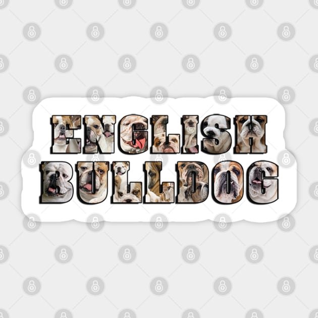 English Bulldog Sticker by Nene_Bee